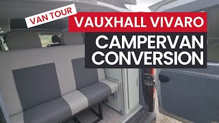 VAN TOUR Vauxhall Vivaro Bespoke Campervan Conversion [upl. by Claudell]