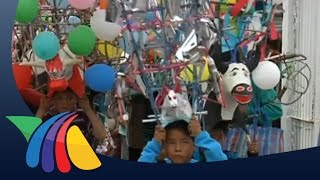 Participan niños en fabricación de pirotecnía  Noticias del Estado de México [upl. by Butch]