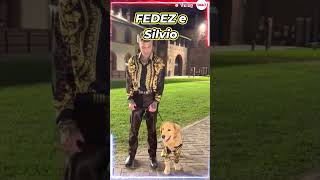 Fedez e il cane Silvio alla settimana della moda di Milano [upl. by Ciel]