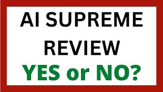 AI Supreme Review  Legit AiSupreme Software [upl. by Wycoff448]