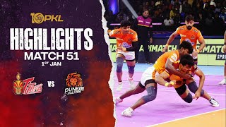 Match Highlights Telugu Titans vs Puneri Paltan  January 1  PKL Season 10 [upl. by Sonny623]