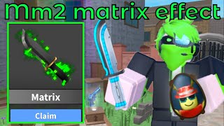 COMPLETING the MM2 EASTER BATTLEPASS Claiming the MATRIX EFFECT [upl. by Adabelle118]