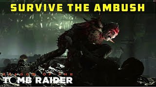 Survive the Ambush in Cenote Eye of the Serpent  SHADOW OF THE TOMB RAIDER [upl. by Photima]