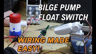 How do you wire a bilge pump We show how to wire in a manual 12V bilge pump with a float switch [upl. by Hollis]