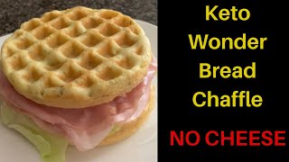 White Bread Chaffle  Wonder Bread Chaffle  No Cheese [upl. by Barbra]