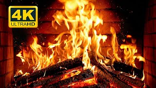 🔥 Cozy Fireplace 4K 12 HOURS Fireplace with Crackling Fire Sounds Crackling Fireplace 4K [upl. by Ardnassak]