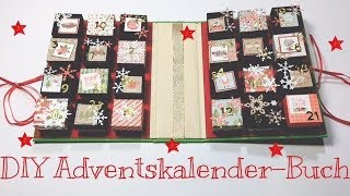 DIY AdventskalenderBuch tutorial  deutsch [upl. by Rosemare]