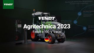 Agritechnica 2023  Thementag Fendt e100 Vario  14 November 3 Messetag  Fendt [upl. by Carmella]