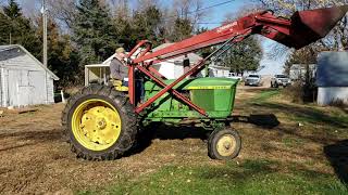 1966 JD 3020 With Farmhand F11 Loader [upl. by Gilligan]