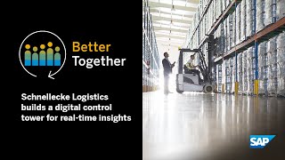 Better Together Schnellecke Logistics Builds a Digital Control Tower for Realtime Insights [upl. by Orlantha]