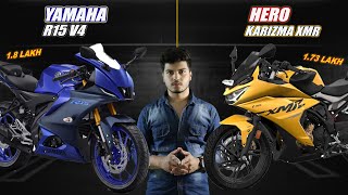 Yamaha R15 V4 VS Hero Karizma XMR  Best Bike in the Segment [upl. by Lezti]