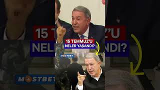 15 TEMMUZDA NELER YAŞANDI  Hulusi Akar [upl. by Maurili]