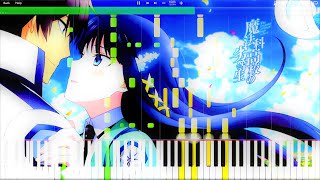 Mahouka Koukou no Rettousei ED2  Mirror  Piano Tutorial 魔法科高校の劣等生 【ピアノ】 [upl. by Orteip]