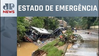 Temporal causa mortes e destruição em Petrópolis no Rio de Janeiro [upl. by Buford204]