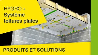 Hygro le système pour isoler des toitures plates en bois par lintérieur  Les Solutions Isover [upl. by Ahtnammas]