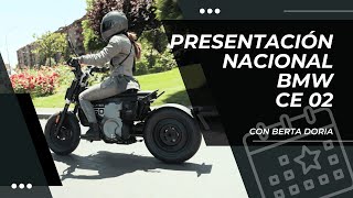 ¡Probando la BMW CE02 La Moto Eléctrica Más Joven y Original en Madrid 🚀🔋 [upl. by Aloisius]