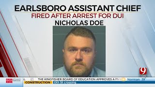 Earlsboro Assistant Police Chief Fired Accused Of Driving While Drunk [upl. by Lavery]