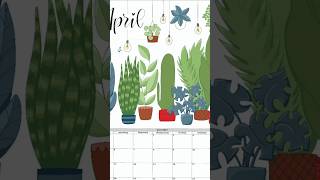 Calendar Design with Procreate illustration digitalpainting [upl. by Neehar475]