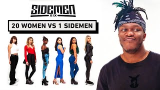 20 WOMEN VS 1 SIDEMEN KSI EDITION [upl. by Anitsirhk]