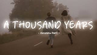 A Thousand Years  Christina Perri  Lyrics  Vietsub [upl. by Noinatrad]