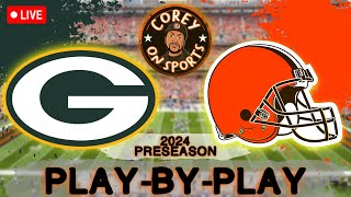 Green Bay Packers vs Cleveland Browns watch party  Play By Play and Reactions [upl. by Ninaj]