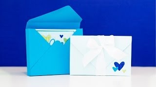 Card Boxes with We R Memory Keepers Envelope Punch Board [upl. by Daberath355]