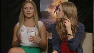 Lovely Bones Interview with Saoirse Ronan and Rose McIver [upl. by Xylon191]