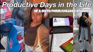 Productive Days in the Life of a Sixth FormCollege Student  LifewithEm [upl. by Scrivens811]