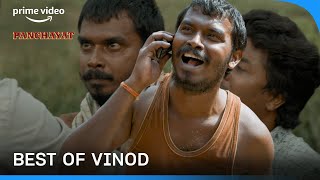 Best Of Vinod From Panchayat  Funny Moments  Prime Video [upl. by Jat]