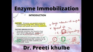 Enzyme Immobilization [upl. by Nnairol920]