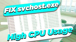 How to Fix svchostexe High CPU Usage in Windows 10 and 11 [upl. by Win]