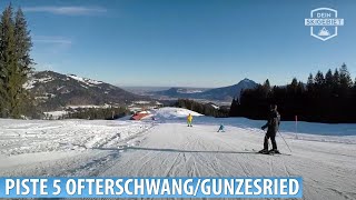 Skigebiet OfterschwangGunzesried Piste 5 quotObereggquot [upl. by Niro]