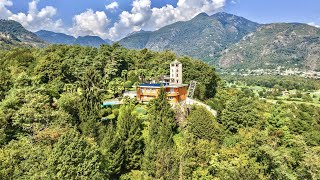 Wunderschöne Villa in Losone mit antikem “RoccoloTurm” im Grünen am Lago Maggiore zu verkaufen [upl. by Einnod]