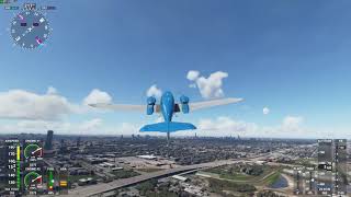 Microsoft Flight Simulator  Houston flyover [upl. by Tiffy38]