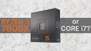 AMD Ryzen 5 7600X vs i713700K vs i712700K vs i711700K vs i710700K  the best gaming CPU in 2023 [upl. by Ecitsuj]