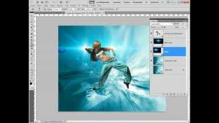 Adobe Photoshop CS4CS5 Importer un élément dans une image [upl. by Iuqcaj]