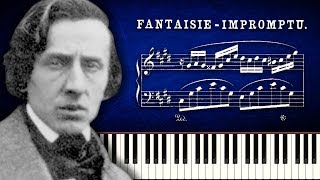 Chopin  FantaisieImpromptu  Piano Tutorial [upl. by Hsejar]