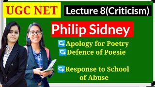 Lecture8 Philip Sidney Apology for poetry Defence of poesie School of Abuseugcnet english [upl. by Bromleigh]