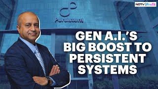 Persistent Systems CEO Sandeep Kalra on Growth Order Wins and the Future of Generative AI [upl. by Sokram]