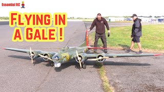 PRESHOW TEST FLIGHT  GIANT B17 Flying Fortress Bomber [upl. by Clarence]