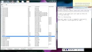 Malware analysis  detect open port with TCPview [upl. by Ahtivak]