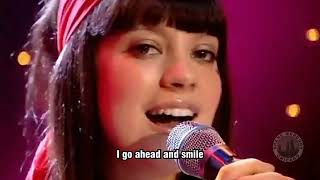 Lily Allen  Smile  LIVE FULL HD with lyrics [upl. by Rratsal]