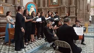 Missa Brevis de Dante Andreo Kyrie Santus y Agnus Dei  Cuarteto Venus y Coro de Diez Voces [upl. by Ahtanoj]