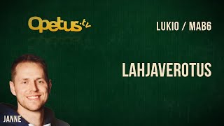 Lahjaverotus [upl. by Anelec]