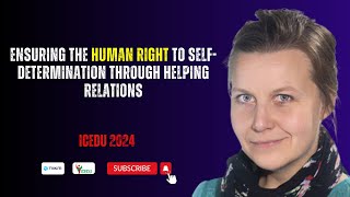 Ensuring the Human Right to SelfDetermination Through Helping Relations  Prof Hilde Guddingsmo [upl. by Belloir462]