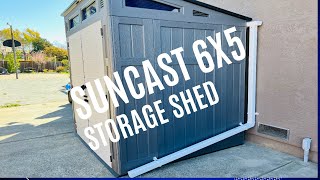 Costco 6X5 Suncast Shed helpful tips  How to DIY Costco Storage Shed [upl. by Ithnan]