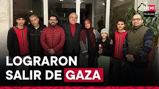 Cancillería peruana y su familia lograron evacuar de Gaza a Egipto [upl. by Acinaj]