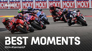 Best MotoGP™ Moments 🎡  2024 GermanGP [upl. by Nedac657]