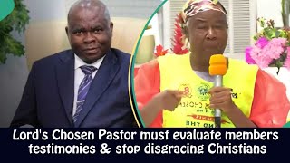 Why Lords Chosen Pastor must evaluate members testimonies  Pastor Ojo James Amode [upl. by Eentroc]