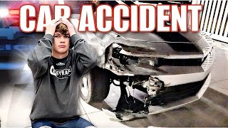 He CRASHED his NEW CAR First Car Accident [upl. by Tips]